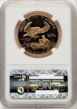 1987-W $50 One-Ounce Gold Eagle Brown Label NGC PF70 (507166105)