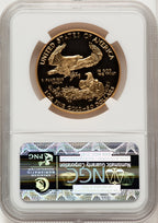 1987-W $50 One-Ounce Gold Eagle Brown Label NGC PF70 (507166105)