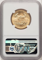 2021 $25 Half-Ounce Gold Eagle Type One First Strike Don Everhart NGC MS70
