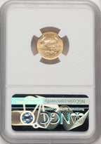 2018 $5 Tenth-Ounce Gold Eagle First Day of Issue Bimetallic Set Brown Label NGC MS70