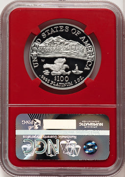2002-W $100 One-Ounce Platinum Eagle Statue of Liberty Mike Castle NGC PF70 (520435023)
