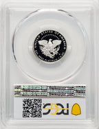 2005-W $25 Quarter-Ounce Platinum Eagle Statue of Liberty Blue Gradient PCGS PR70