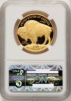 2011-W $50 One-Ounce Gold Buffalo Brown Label NGC PF70 (507166107)