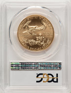2017 $50 One-Ounce Gold Eagle 225th Anniversary Label PCGS MS70