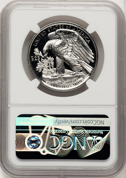 2018-W Palladium Eagle 1 oz ER Blue NGC PF70
