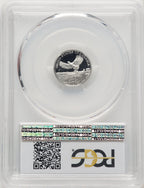 2000-w $10 Tenth-Ounce Platinum Blue Gradient PCGS PR70 (520203161)