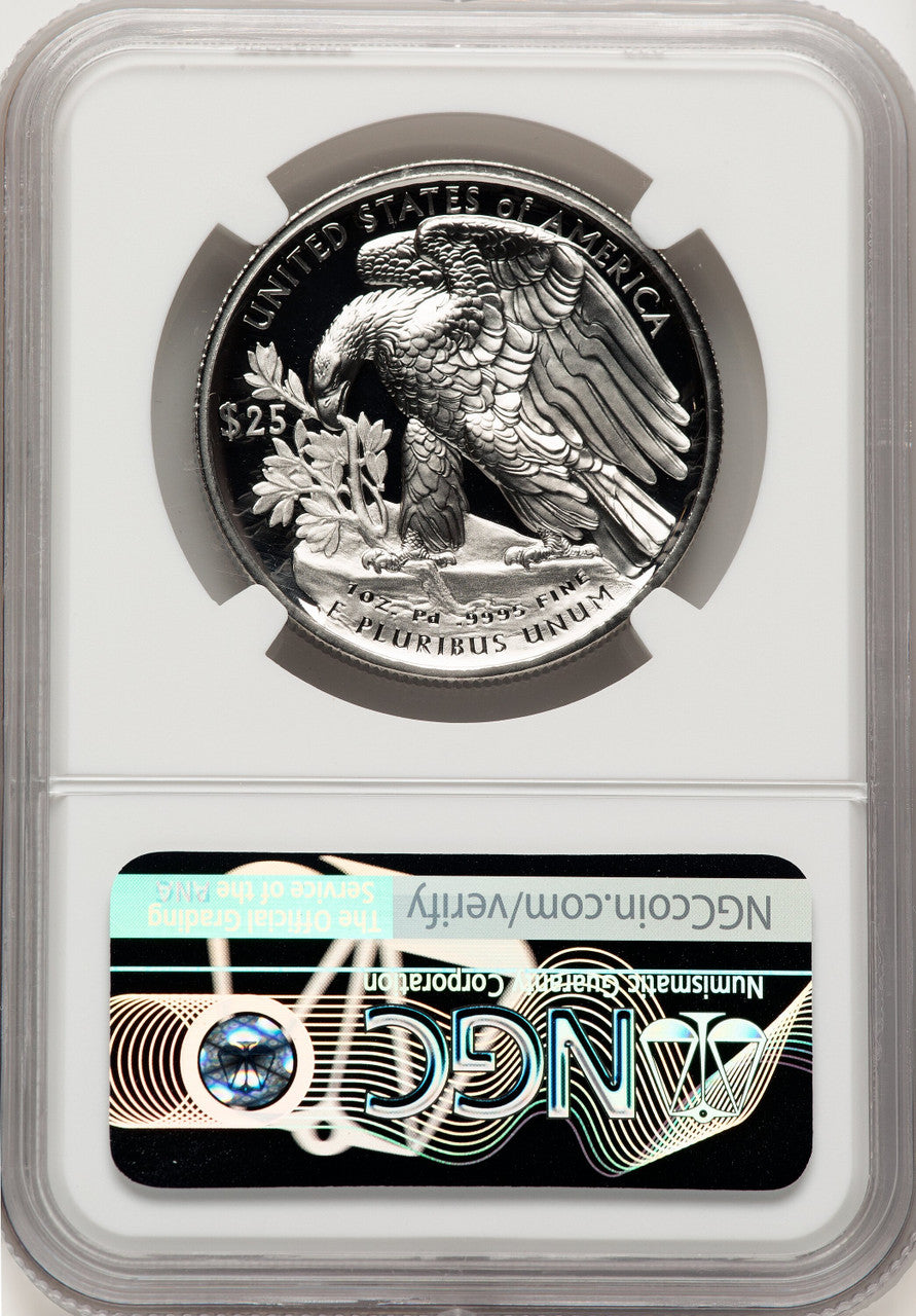 2018-W Palladium Eagle 1 oz ER Ed Moy NGC PF70