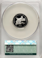 2003-W $25 Quarter-Ounce Platinum Eagle Statue of Liberty Brown Label CACG PR70