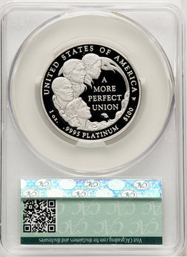 2009-W $100 One-Ounce Platinum Eagle Brown Label CACG PR70