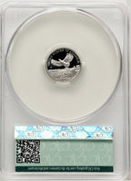 2000-w $10 Tenth-Ounce Platinum Brown Label CACG PR70