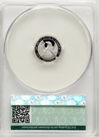 2007-W $10 Tenth-Ounce Platinum Eagle Brown Label CACG PR70