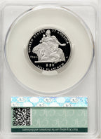 2004-W P$50 Half-Ounce Platinum Eagle Brown Label CACG PR70