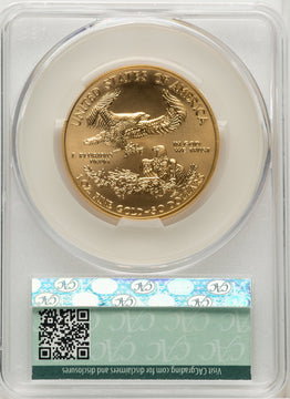 2013-W $50 One-Ounce Gold Eagle CACG SP70