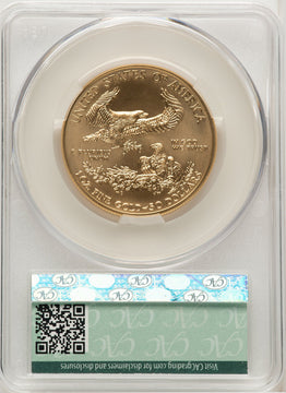 2012-W $50 One Ounce Gold Eagle CACG SP70