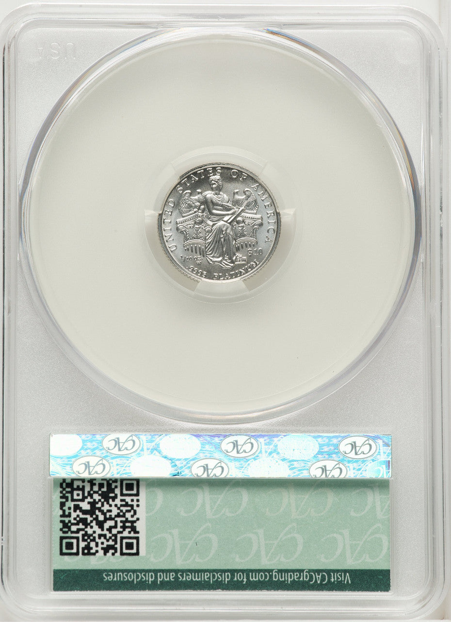 2006-W Burnished Platinum 4-Coin Set CACG MS70