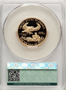 2014-W $25 Half-Ounce Gold Eagle DCAM CACG PR70