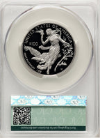 2016-W $100 One-Ounce Platinum Eagle First Strike First Delivery CACG PR70