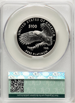 2018-W $100 One Ounce Platinum Eagle Life First Strike First Delivery CACG PR70