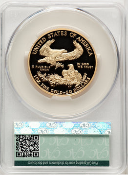 2014-W $50 One-Ounce Gold Eagle CACG PR70