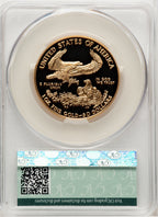 1998-W $50 One-Ounce Gold Eagle Brown Label CACG PR70