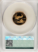 1994-W $10 Quarter-Ounce Gold Eagle Brown Label CACG PR70