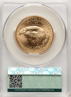 2023-W Burnished Gold Eagle 1 oz CACG MS70