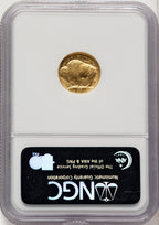 2008-W $5 Burnished Tenth-Ounce Gold Buffalo First Strike NGC MS70