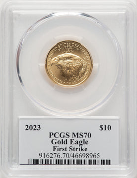 2023 Gold Eagle 1/4 oz FS George Casey PCGS MS70 (774301001)