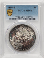 1896-S Morgan Dollar PCGS MS64