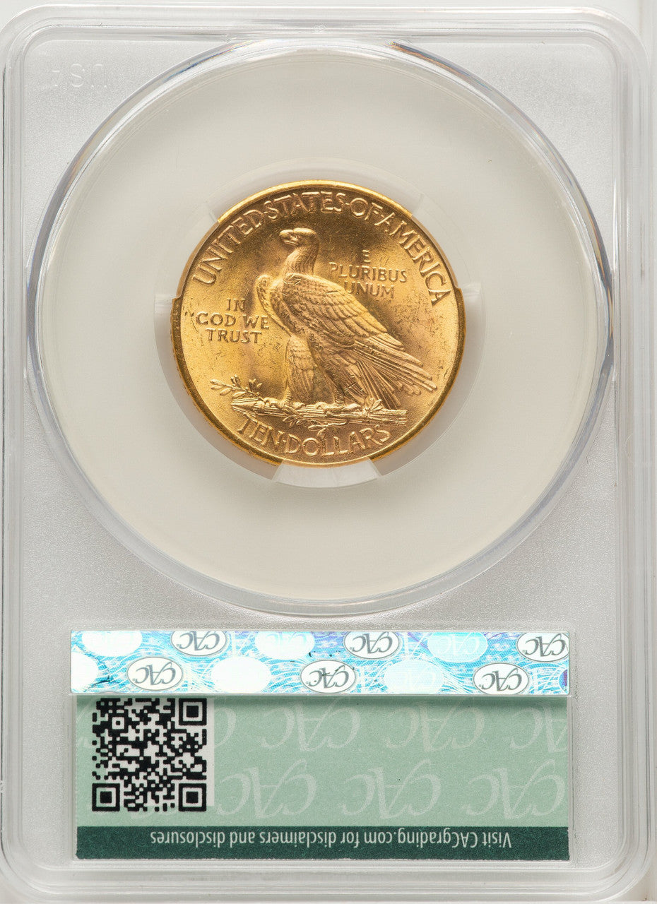 1926 $10 Indian Eagle CACG MS64