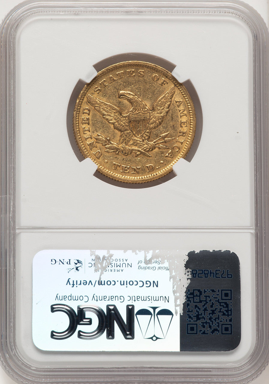 1853 $10 Liberty Eagle NGC AU50 (572325032)