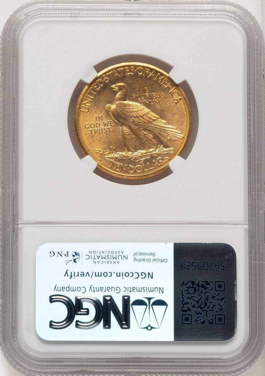 1910-D $10 Indian Eagle NGC MS64 (506912013)