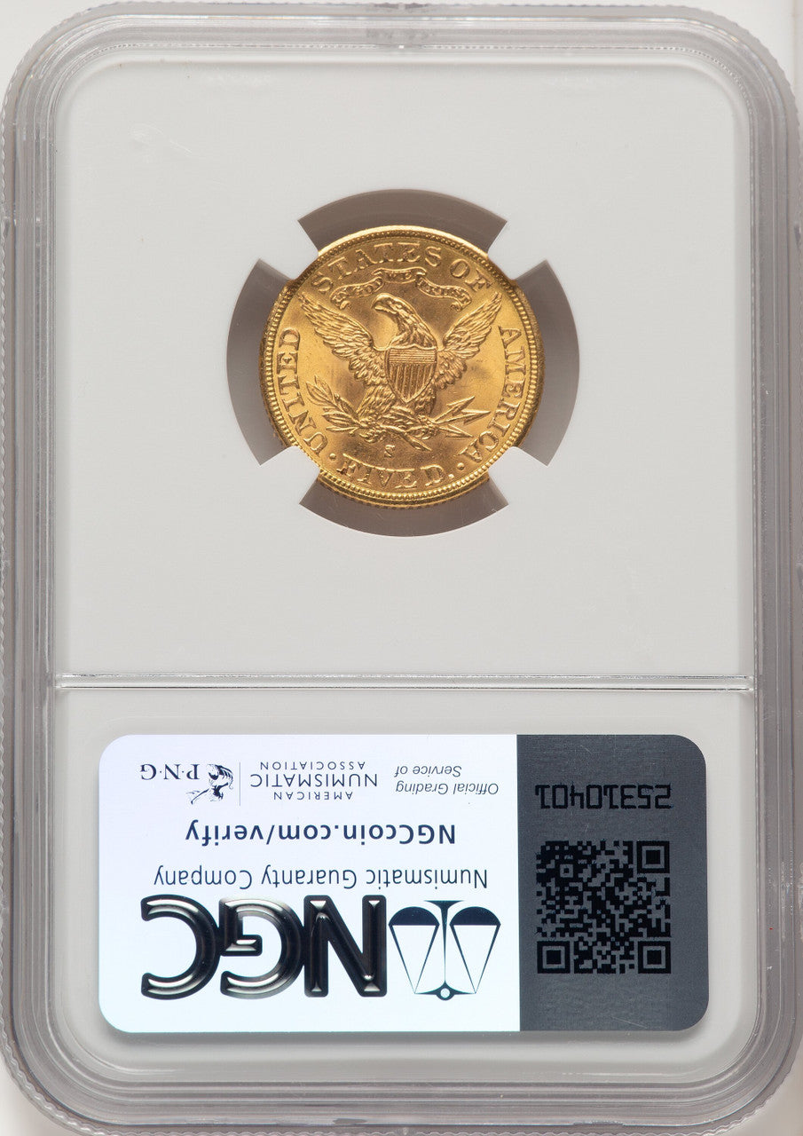 1903-S $5 Liberty Half Eagle NGC MS66+