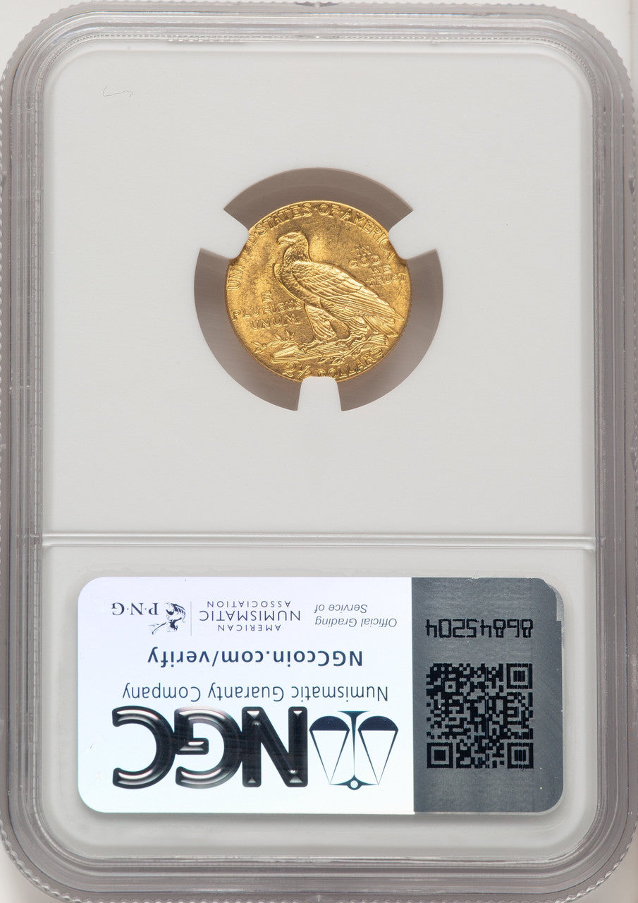 1915 $2.50 Indian Quarter Eagle NGC MS64 (770564002)