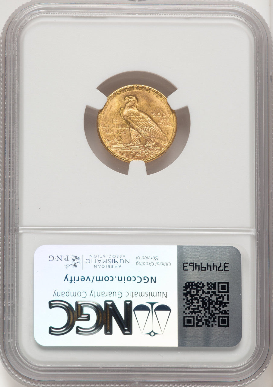 1914-D $2.50 Indian Quarter Eagle NGC MS64 (771365020)