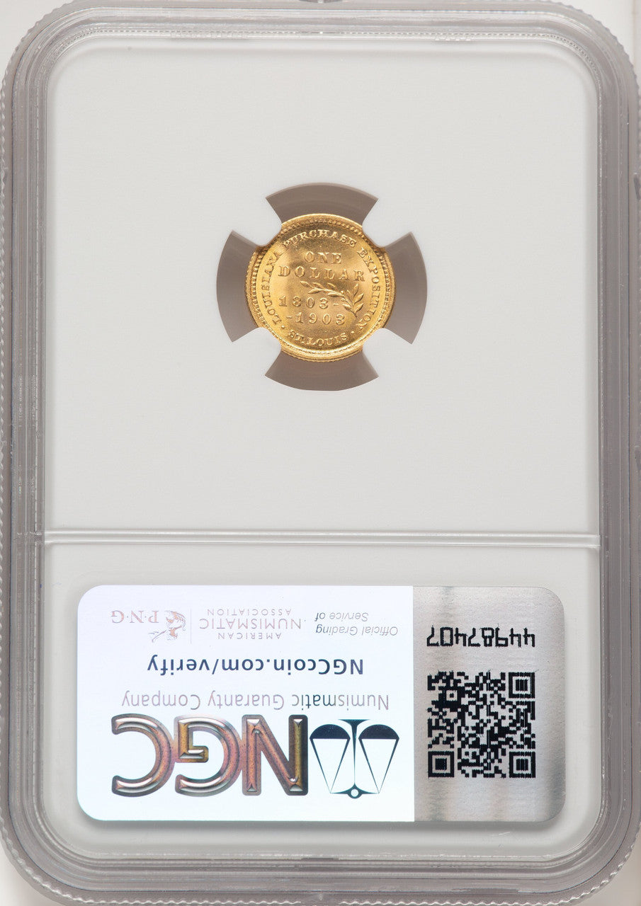 1903 G$1 MCKIN Commemorative Gold NGC MS66