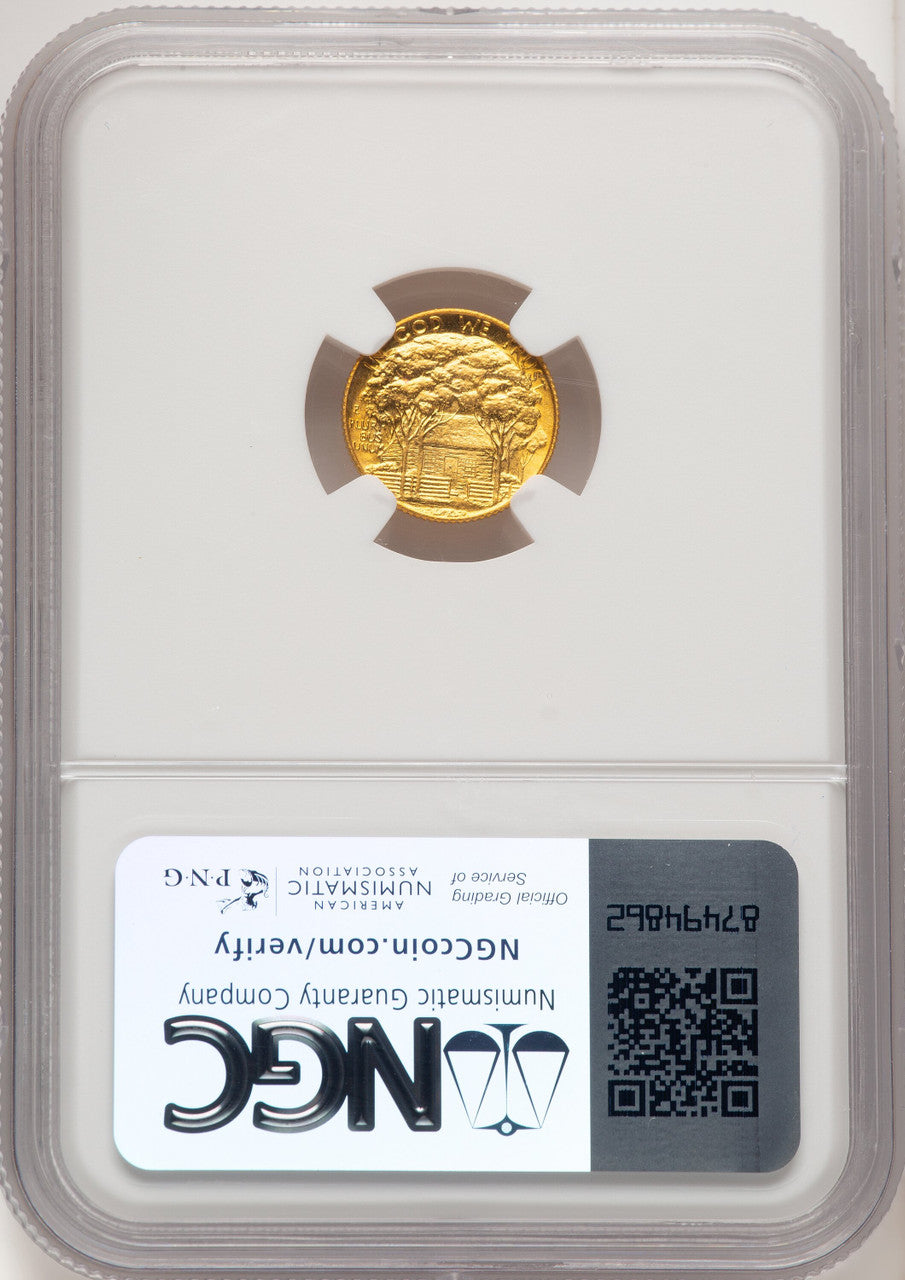 1922 G$1 Grant With Star Commemorative Gold NGC MS66 (772138093)
