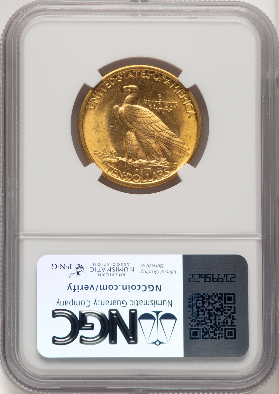 1907 $10 No Motto Indian Eagle NGC MS64 (772471002)