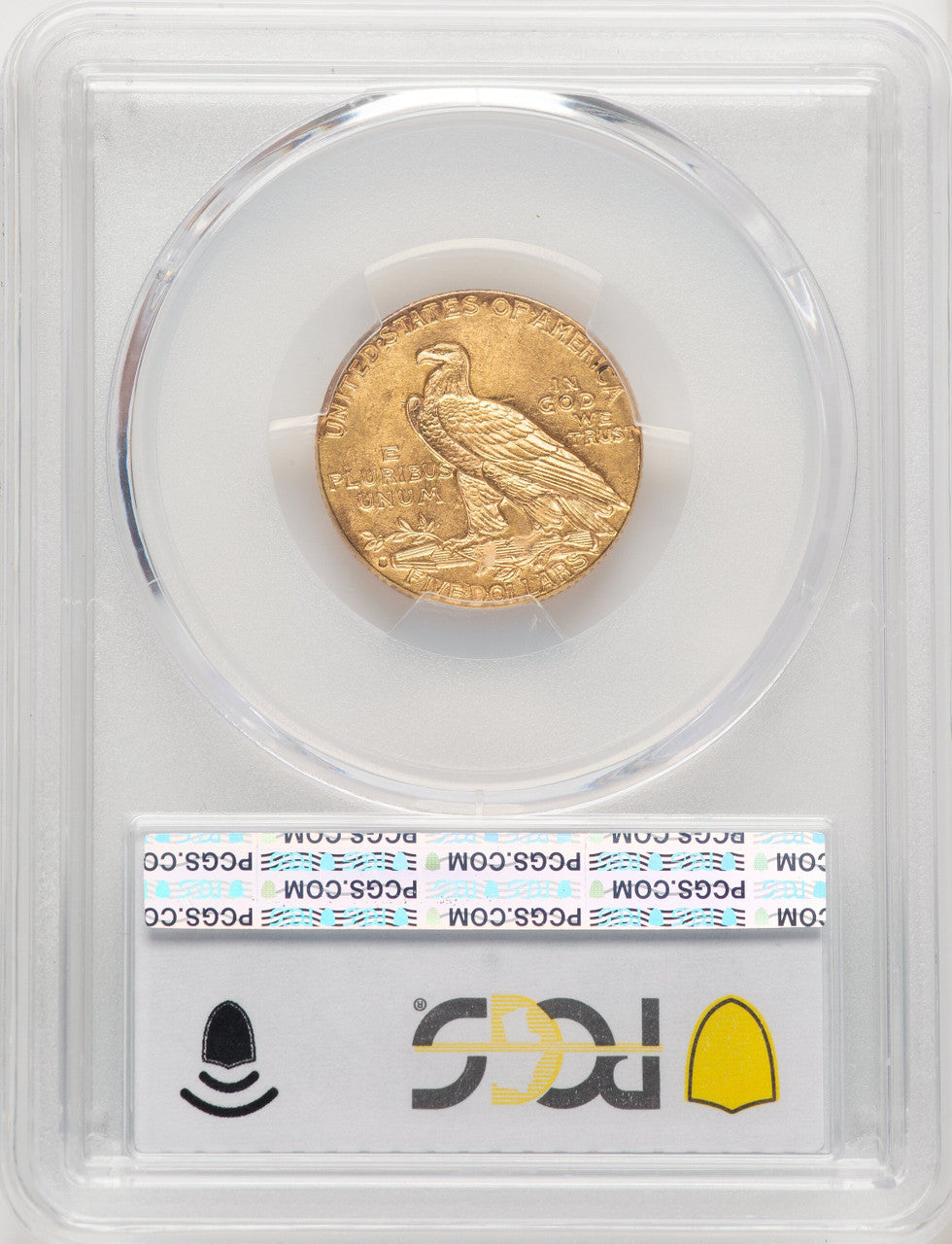 1916-S $5 CAC Indian Half Eagle PCGS MS63
