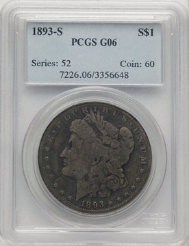 1893-S Morgan Dollar PCGS G6
