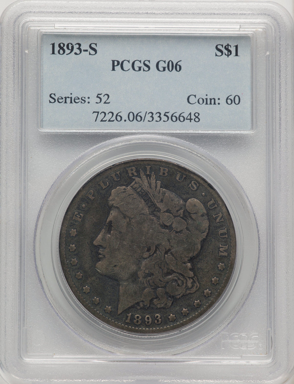 1893-S Morgan Dollar PCGS G6