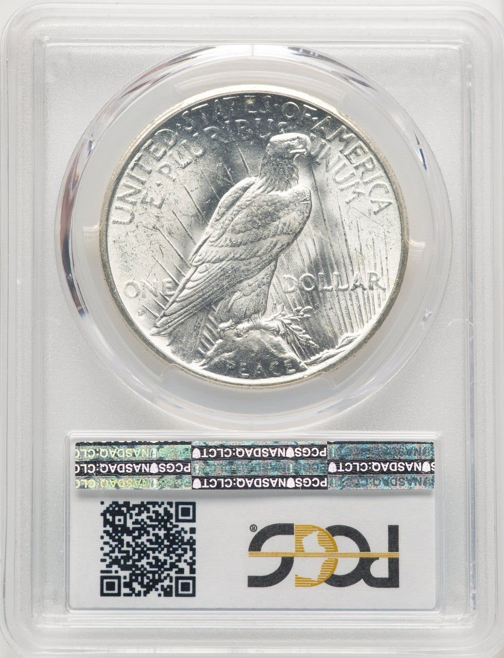 1934-S Peace Dollar PCGS MS62