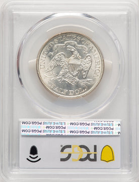 1891 50C Seated Half Dollar PCGS MS66
