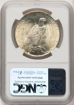 1924 Peace Dollar NGC MS66