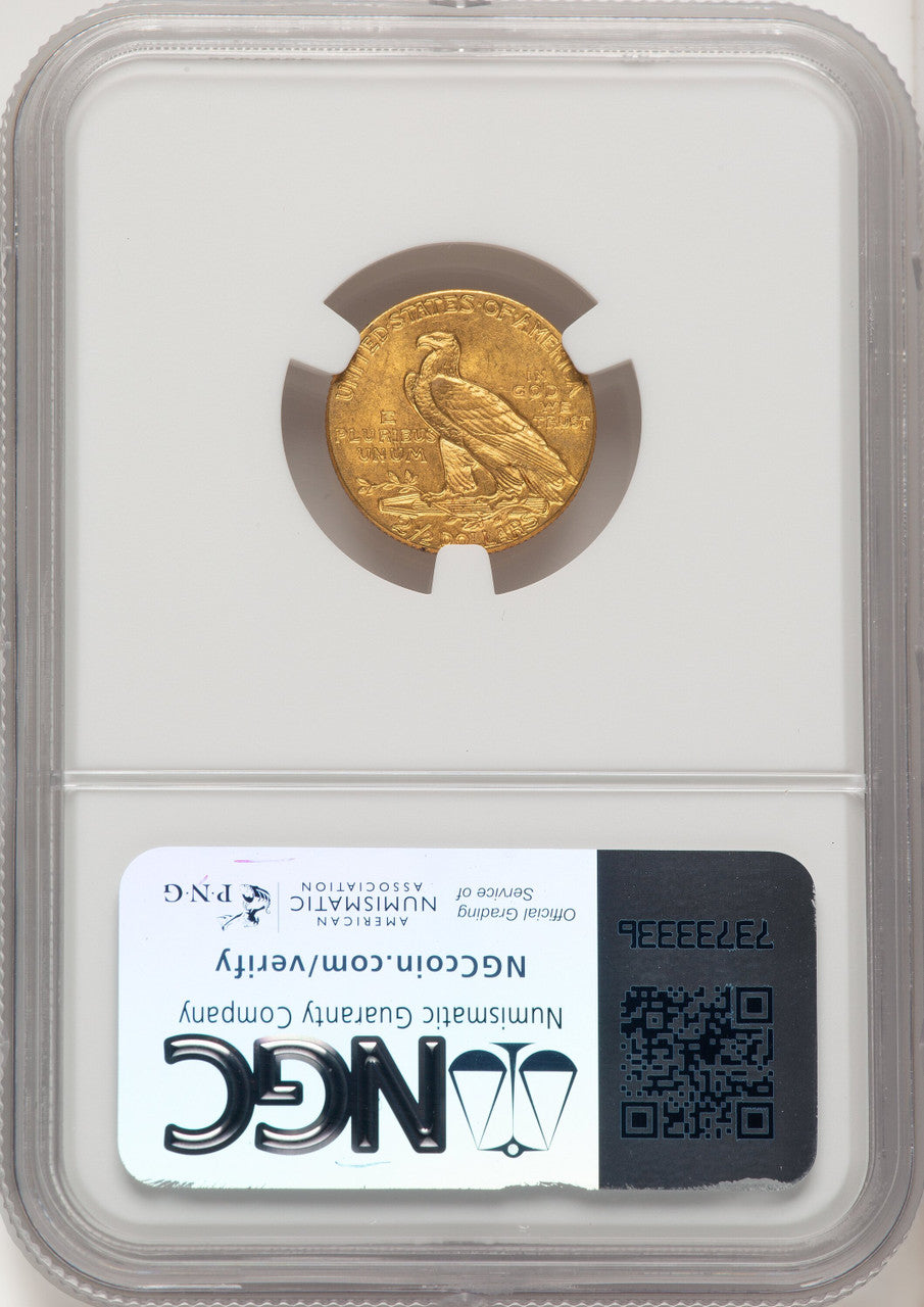 1908 $2.50 Indian Quarter Eagle NGC MS63 (774824003)