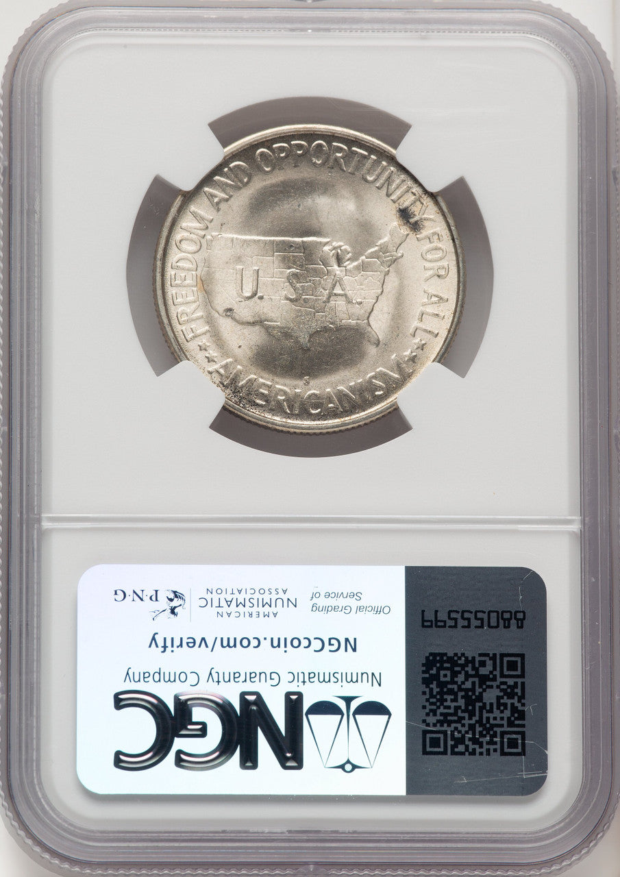 1953-S 50C Washington-Carver Commemorative Silver NGC MS67 (774753025)