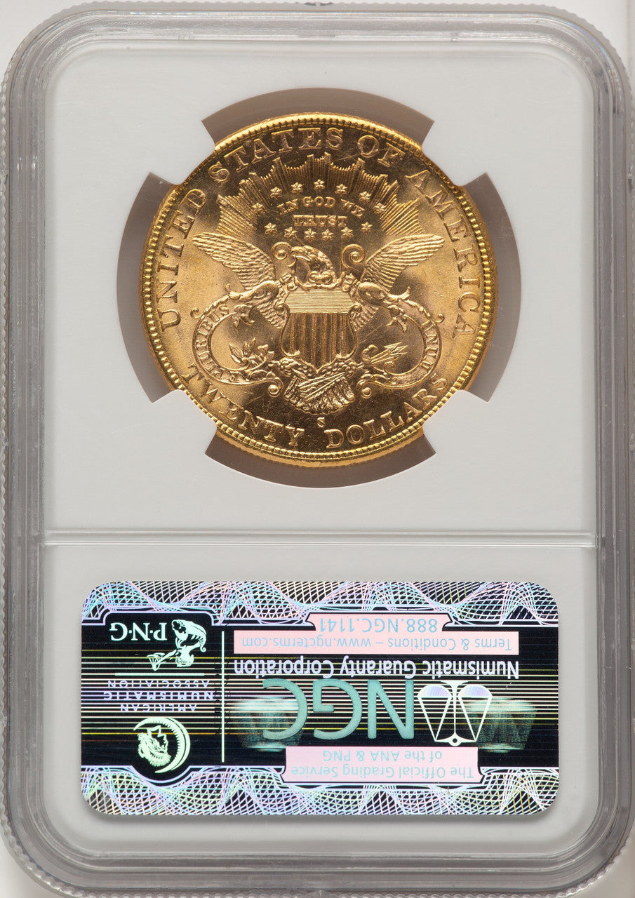 1904-S $20 CAC Liberty Double Eagle NGC MS64 (507166067)
