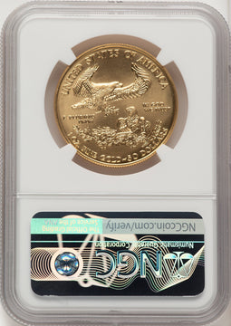 2006 $50 One-Ounce Gold Eagle NGC MS70