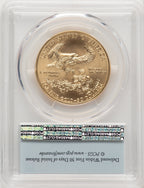 2019 $50 One Ounce Gold Eagle First Strike FS Flag PCGS MS70
