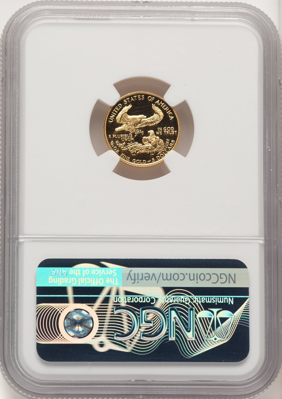 1991-P Gold American Eagle 4-Coin Set Brown Label NGC PF70